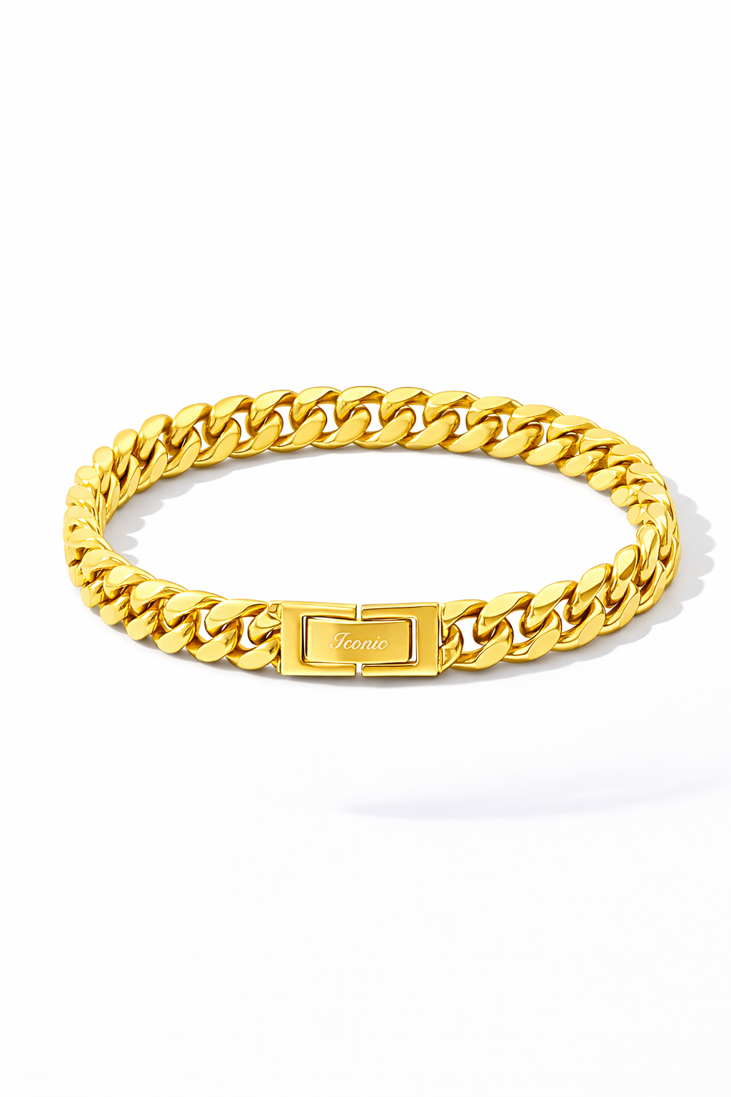 Pulsera Cuban 8mm oro