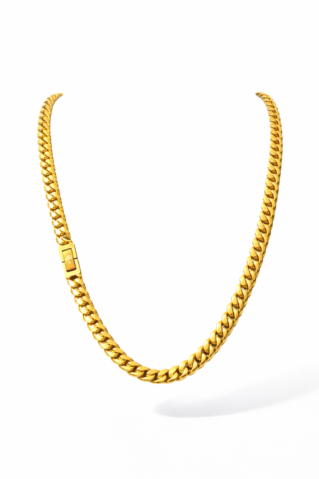 Cadena Cuban 8mm oro
