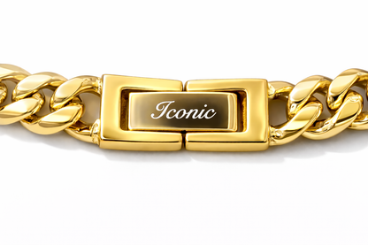 Cadena Cuban 8mm oro